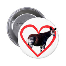 Okapihjärta Pins