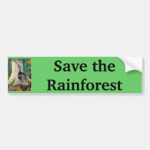 Okapispara rainforesten bildekal