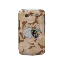 Öken Camo min soldat & mig beställnings- foto Bl f Blackberry Bold Cases