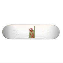 Oklahoma inföding med den Oklahoma kartan Skate Deck