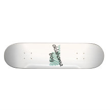 Oklahoma pojke på barns teckning för Oklahoma kart Skate Board Decks