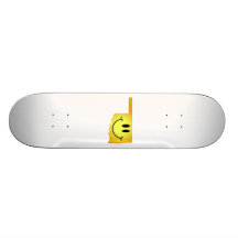 Oklahoma smiley face skateboard