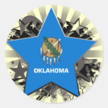 Oklahoma stjärna klistermärke