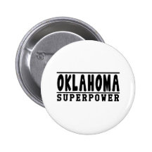 Oklahoma Superpower Designs Pins