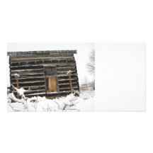 Oklahoma vinter hälsningskort med foto