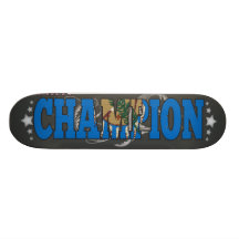 Oklahoman och en mästare skateboard