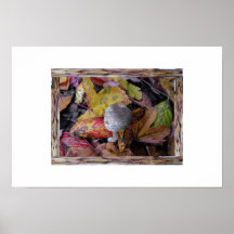 Oktober champinjon print