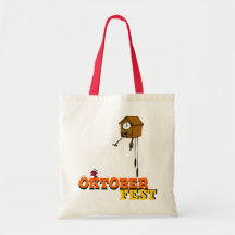Oktober Fest, en flög ut ur gökuren Tote Bags