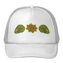 Oktober för stjärnamanardöskallar färger trucker keps