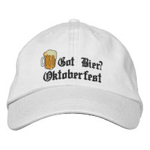 Oktoberfest "harBier?", Broderat lock Broderade Kepsar