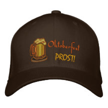 Oktoberfest - Prost! Broderade Kepsar