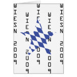Oktoberfestbavariansymbol Hälsningskort