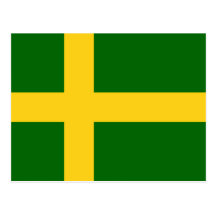 Oland sverigeflagga vykort
