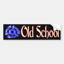Old school -1 bildekal