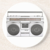 Old school Boombox radiosände Dryck Underlägg