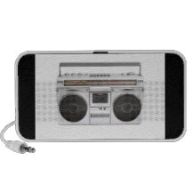 Old school Boombox radiosände Högtalare Att Ta Med Sig