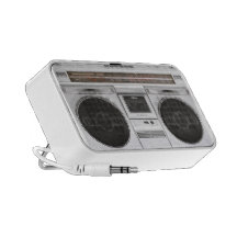 Old school Boombox radiosände PC Högtalare