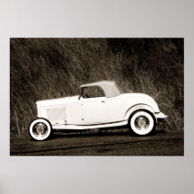 Old schoolDuece Roadster Affischer