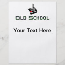 Old schoolGamerreklamblad Custom Flyer
