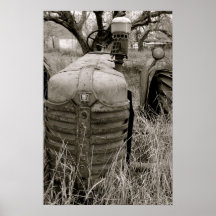 Oliver lantgårdtraktor print