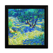 Olivgrön dunge av Vincent Van Gogh Presentförpackning