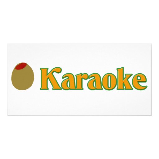 Olivgrön (jag älskar), Karaoke Fotokort Mall
