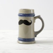 ÖlStein för rolig stor mustasch traditionella mugg