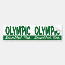 OlympicNational parkerar Bildekal