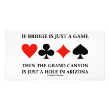 Om Bridge är precis ett grand Canyonhål för lek dä Anpassade Foto Kort