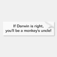 Om darwin är höger - bildekalet