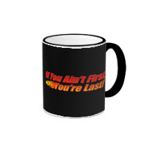 Om du inte är första, är du sist kaffe koppar