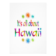 Om Hawaii Anpassade Inbjudan