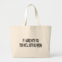 OM JAG INSTÄMM MED DIG TOTE BAGS