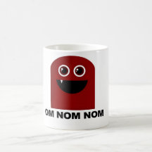 Om Nom Nom Cutie Kaffe Koppar