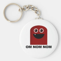 Om Nom Nom Cutie Nyckelring