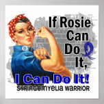 Om Rosie kan göra det den Syringomyelia krigare Affischer