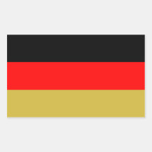 Omväxlande tyskt Tricolour Klistermärke