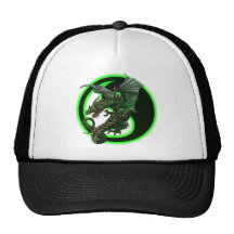 Ond drakedesign kepsar