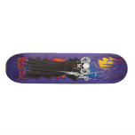 Ond skalle skateboard deck