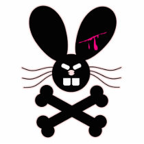 Onda Emo kaninCrossbones Photo Cutout