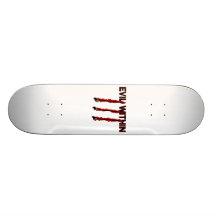 Ondskan inom klon markerar skateboards