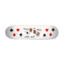 önska att leka med mig anpassad skate board