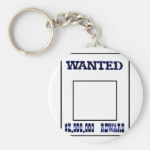 Önskad blåtttransp de MUSEUMZazzle gåvorna Nyckel Ring