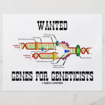 Önskade gener för genetikerer (DNA-replicationen) Personliga Flygblad