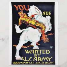 Önskat av oss armén flygblad