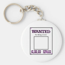 Önskat för att vara en älskarelila MUSEET Zazzle Nyckel Ringar