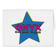 ONYX bor din dröm Hälsningskort