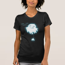 "Oops - jag gjorde en bu!", Halloween spökedesign Tshirts