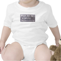 Op babyfoto t shirt