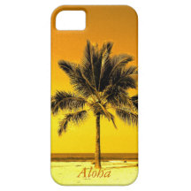 Öpalmträdstrand iPhone 5 Skal